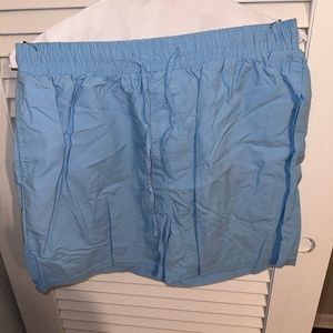 Mens blue exercises shorts